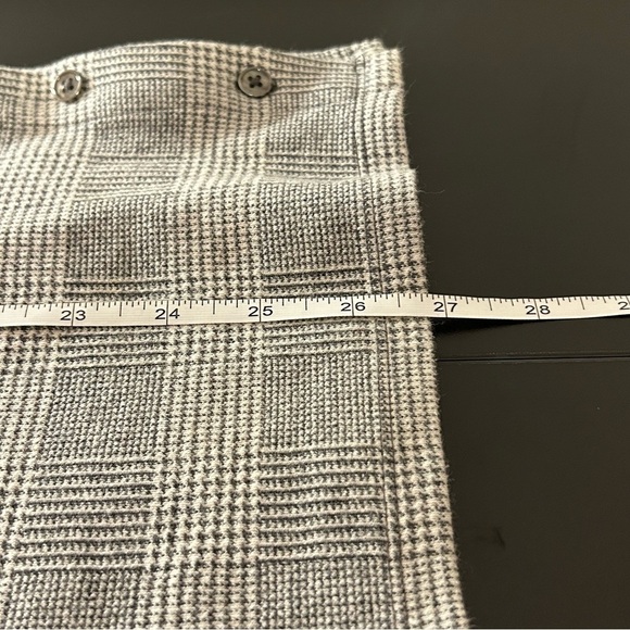 Talbots Top Shirt Houndstooth Black Cream Women's Size Large - Picture 7 of 7